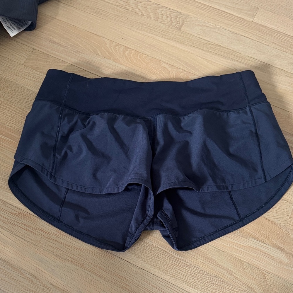 Lululemon Athletica Dark Blue Athletic Shorts